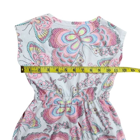 GAP Kids Multicolor Butterfly Patterned  Girls Dress 100% Cotton Size 4T (XS) - Picture 10 of 12